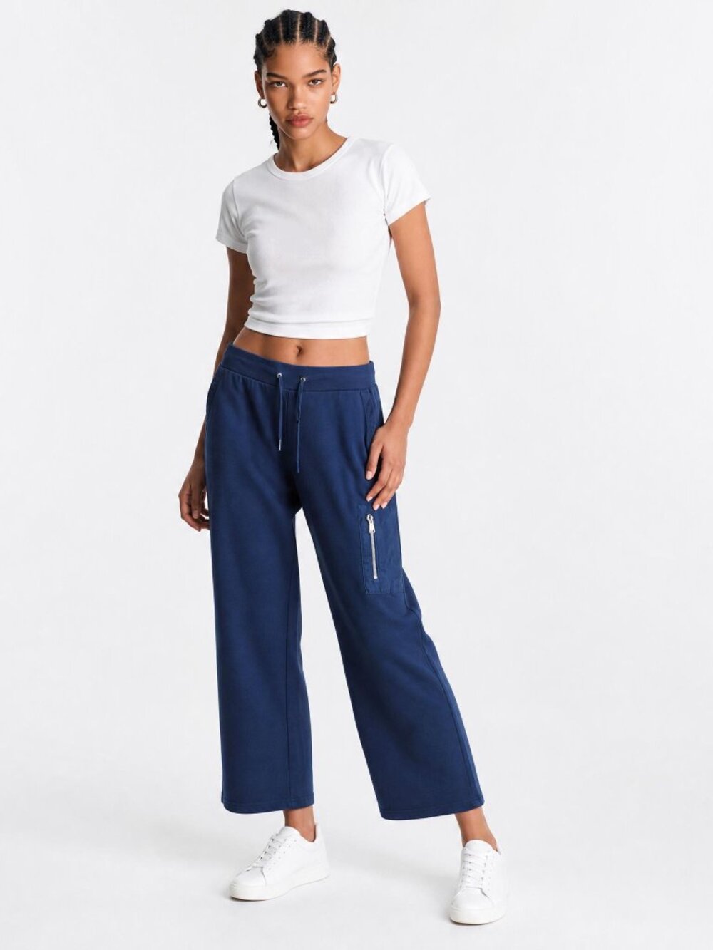 Lauren Ralph Lauren Active Navy Blue 100% cotton Jersey Knit lounge Pants L